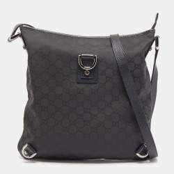 Gucci, Bags, Gucci Black Nylon Ggcrossbody Messenger Shoulder Bag