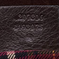 مملوكة مسبقًا Gucci Beige/Ebony GG Crystal Coated Canvas Large Babouska Heart Tote