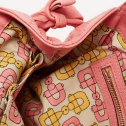 مملوكة مسبقًا حقيبة كلتش غوتشي هيستريا جلد وردية كبيرة