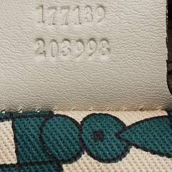 Pre Owned Gucci Cream Guccissima Leather Medium Babouska Indy Hobo