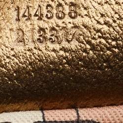 Pre Owned Gucci Beige/Gold GG Canvas Jolicoeur Charms Messenger Bag