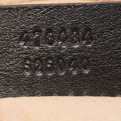Gucci Black Matelassé Leather GG Marmont Belt Bag
