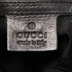 مملوكة مسبقًا حقيبة هوبو غوتشي هيستيريا جلد لامعة كبيرة