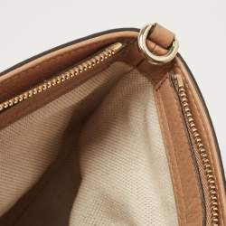 Pre Owned Gucci Beige Leather Small Soho Top Handle Bag