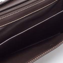 مملوكة مسبقًا Gucci Beige/Dark Brown GG Canvas Lovely Heart Continental Wallet