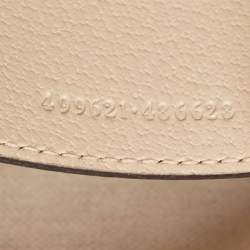 Pre Owned Gucci Beige GG Supreme Canvas and Leather Ophidia Shoulder Bag