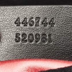 Pre Owned Gucci Black Velvet Matelassé Velvet Mini GG Marmont Shoulder Bag