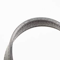 Pre Owned Gucci Black Velvet Matelassé Velvet Mini GG Marmont Shoulder Bag