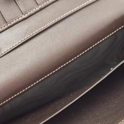 Gucci Brown/Beige GG Canvas and Canvas Mayfair Bow Continental Wallet