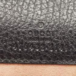 Gucci Black Leather Super Mini Dionysus Chain Bag