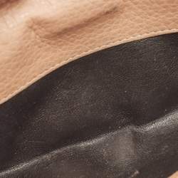 Gucci Beige/Brown Python and Leather Bamboo Tassel Bella Continental Wallet