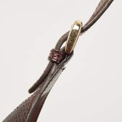 Pre Owned Gucci Brown/Multicolor Python Limited Edition 85th Anniversary Bridal Bit Hobo