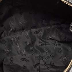 Gucci Black Patent Leather Large Hysteria Clutch