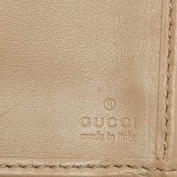 Gucci Beige Guccissima Leather Continental Wallet