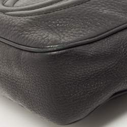 Gucci Red Grained Leather Small Soho Disco Crossbody Bag