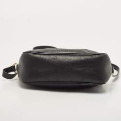 Gucci Red Grained Leather Small Soho Disco Crossbody Bag