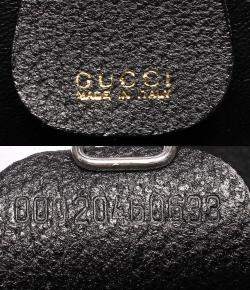 Pre Owned Gucci Black Leather Bamboo Top handle bag