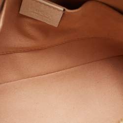 Gucci Off-White Leather Small Web Ophidia GG Shoulder Bag
