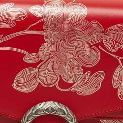 Gucci Red Leather Medium Chinese New Year Dionysus Shoulder Bag