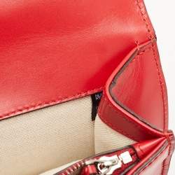Gucci Red Leather Medium Chinese New Year Dionysus Shoulder Bag