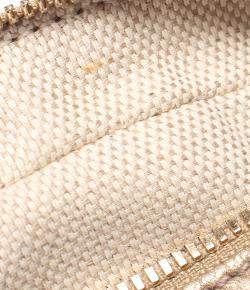 Pre Owned Gucci Gold Leather Soho Camera Bag