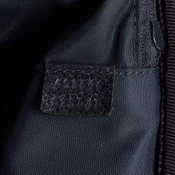 Pre Owned Gucci Dark Blue/Beige GG Supreme Canvas and Leather Small Web Savoy Cabin Trolley