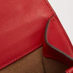 Pre Owned Gucci Red GG Supreme Canvas and Leather Medium Dionysus Arabesque Shoulder Bag