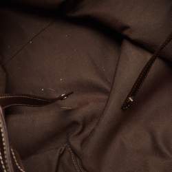 Pre Owned Gucci Black Leather Large Britt Tote