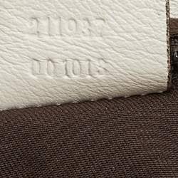 Pre Owned Gucci Beige/Cream GG Canvas and Leather New Ladies Web Hobo
