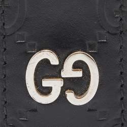 Gucci Black Guccisima Leather Money Clip