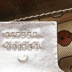 مملوكة مسبقًا حقيبة يد توتس غوتشي بانش جلد غوتشيسيما أبيض