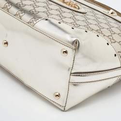 مملوكة مسبقًا حقيبة يد توتس غوتشي بانش جلد غوتشيسيما أبيض