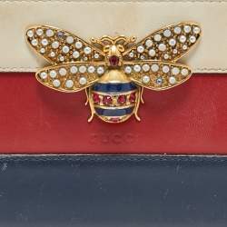Gucci Tricolor Leather Queen Margaret Zip Around Wallet