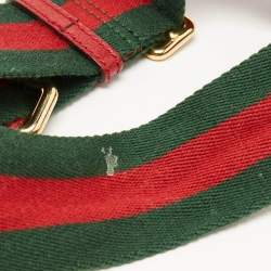 Pre Owned Gucci Multicolor GG Supreme Canvas Tian Padlock Messenger Bag