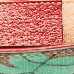 Pre Owned Gucci Multicolor GG Supreme Canvas Tian Padlock Messenger Bag