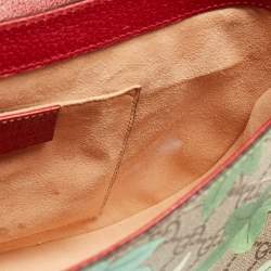 Pre Owned Gucci Multicolor GG Supreme Canvas Tian Padlock Messenger Bag