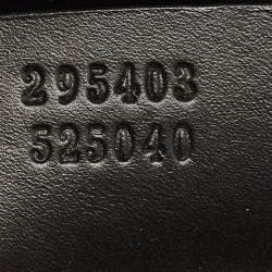 مملوكة مسبقًا Gucci Black Guccissima Leather Large Emily Chain Shoulder Bag