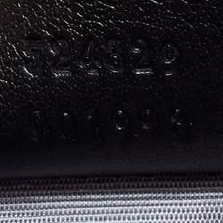 Pre Owned Gucci Green/Red Glazed Wicker Mini Cestino Shoulder Bag