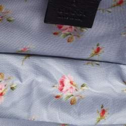 Pre Owned Gucci Green/Red Glazed Wicker Mini Cestino Shoulder Bag