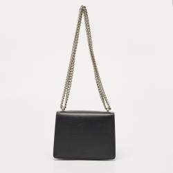 Pre Owned Gucci Black Leather Mini Dionysus Shoulder Bag