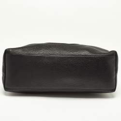 Pre Owned Gucci Black Leather Medium Soho Chain Shoulder Bag