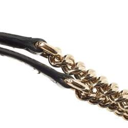 Pre Owned Gucci Black Leather Medium Soho Chain Shoulder Bag
