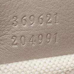 Pre Owned Gucci Grey Guccissima Leather Small Emily Chain Shoulder Bag