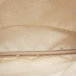 Pre Owned Gucci Grey/Blue GG Supreme Canvas and Leather Crossbody Bag