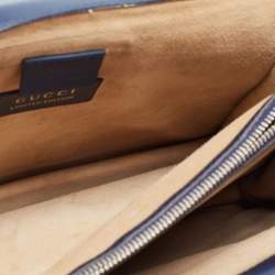 Pre Owned Gucci Tricolor Leather Medium Limited Edition Dionysus Crystals Shoulder Bag