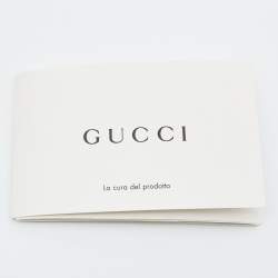 Pre Owned Gucci Red Leather Mini Web Chain Sylvie Crossbody Bag