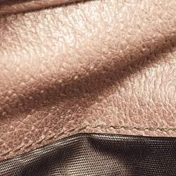 Gucci Brown GG Supreme Canvas and Leather Web Ophidia Card Case Wallet