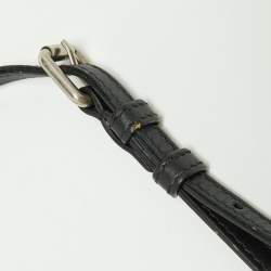 Pre Owned Gucci X Sega Black/Gold Leather Mini GUCCY Star Dome Crossbody Bag