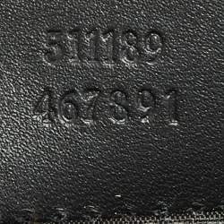 Pre Owned Gucci X Sega Black/Gold Leather Mini GUCCY Star Dome Crossbody Bag