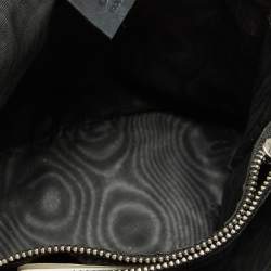 Pre Owned Gucci X Sega Black/Gold Leather Mini GUCCY Star Dome Crossbody Bag